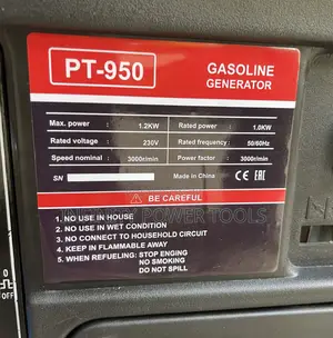 Gasoline Generator Pt-950