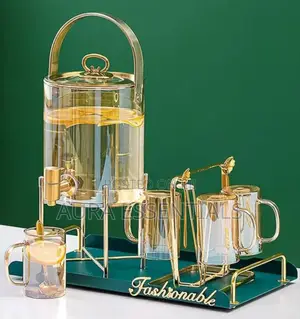 Vision Nordic Glass Water Dispenser With a Faucet