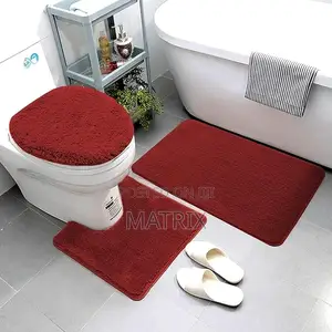 3pc Toilet Cover Set