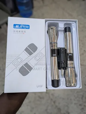 Metallic Wireless Uhf Rechargeable Microphone