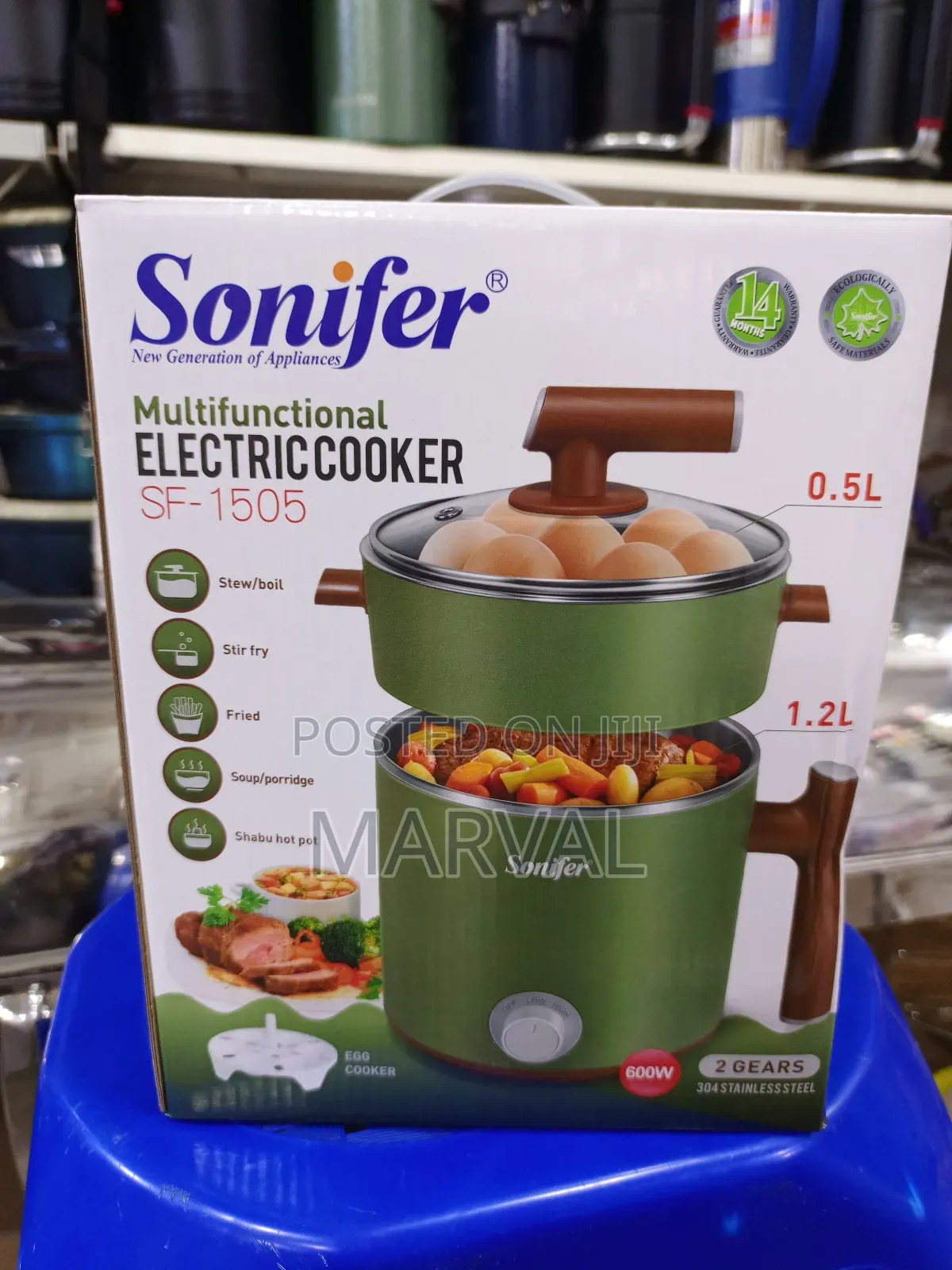 Sonifer Multifunctional Electric Cooker Sf-1505.