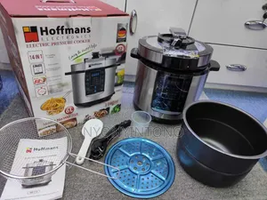 6l Hoffmans Electric Pressure Cooker + Deep Fryer + Steamer