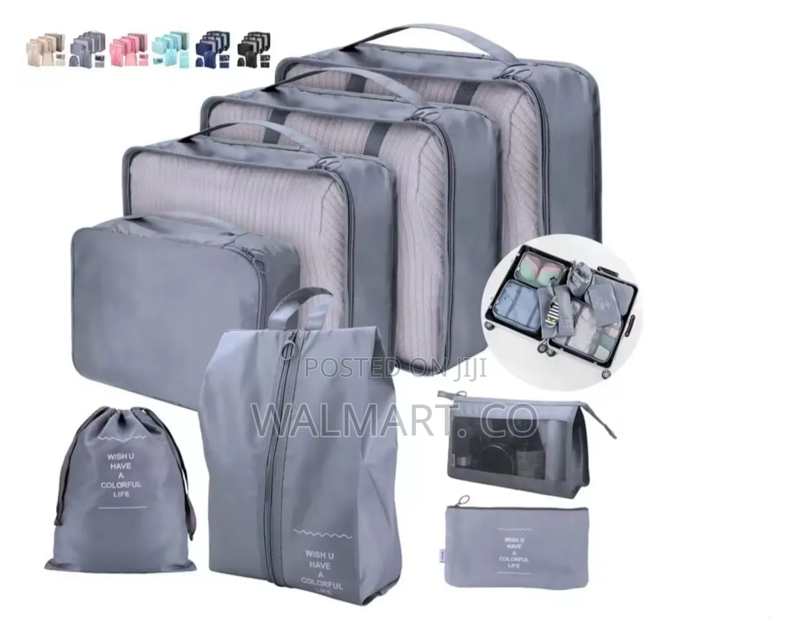 8pcs Travel Set Organizer Bag