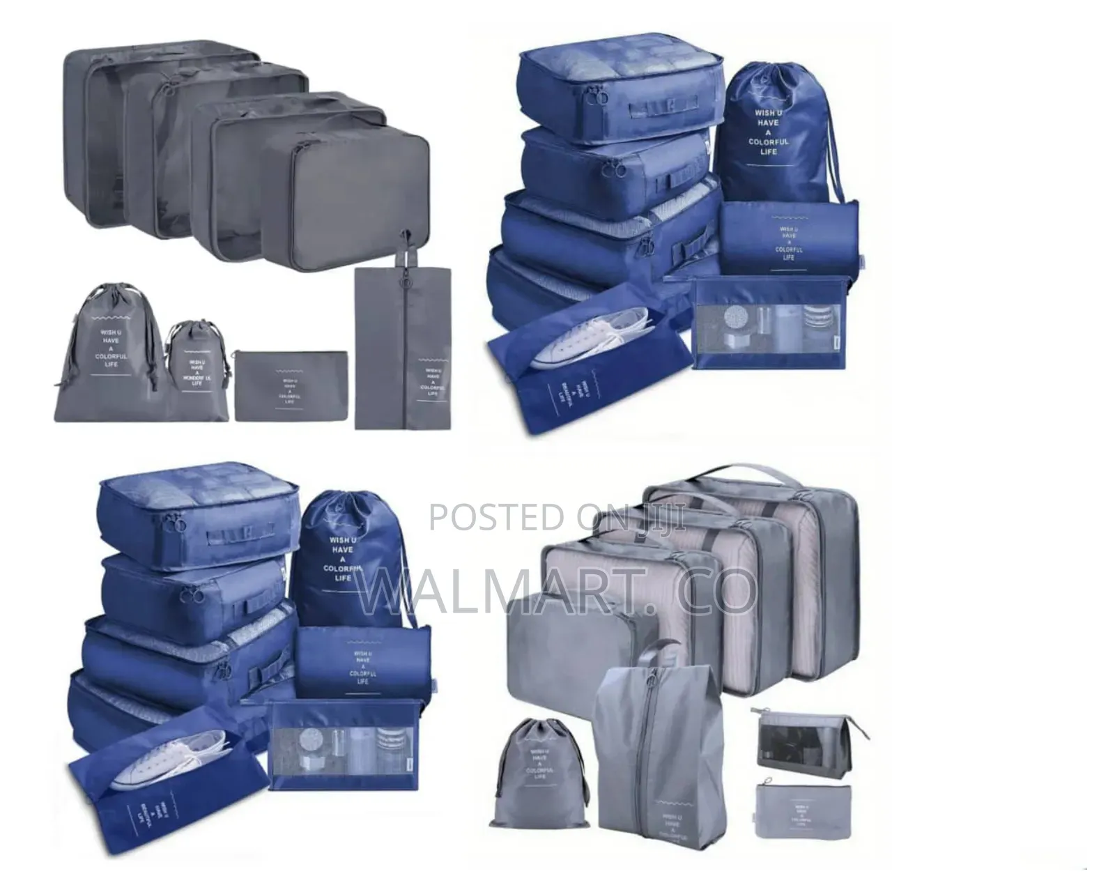 8pcs Travel Set Organizer Bag