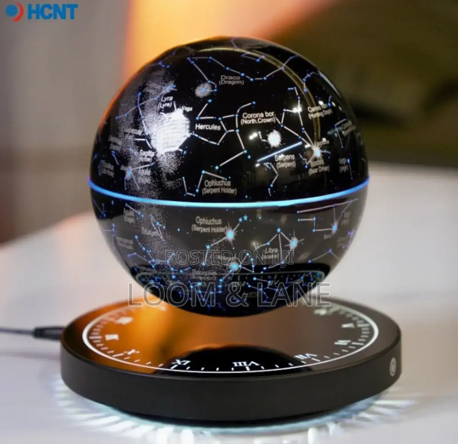 Magnetic Levitating Crystal Globe Lamp