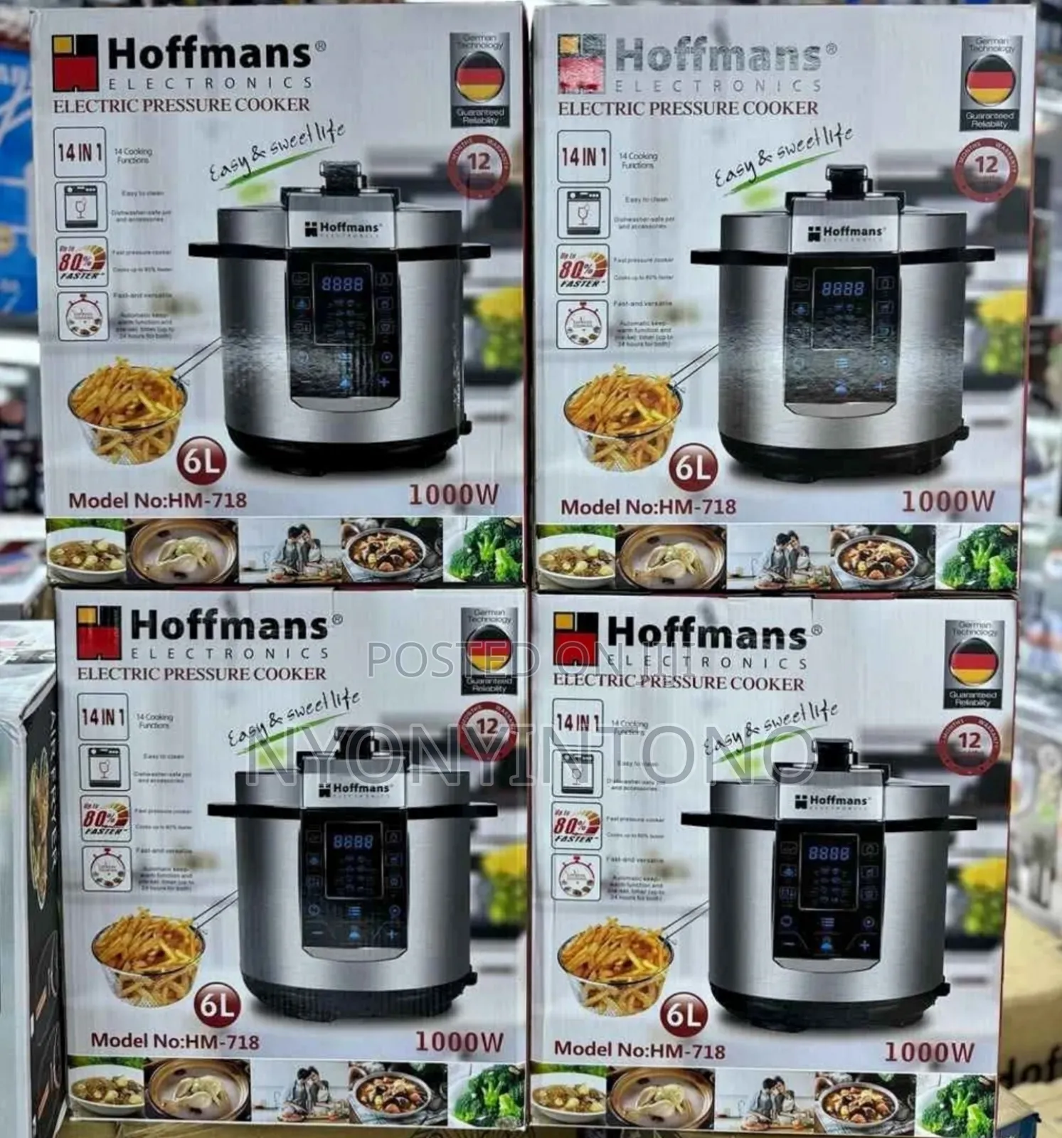 Electric Pressure Cooker With Steamer Deep Fryer