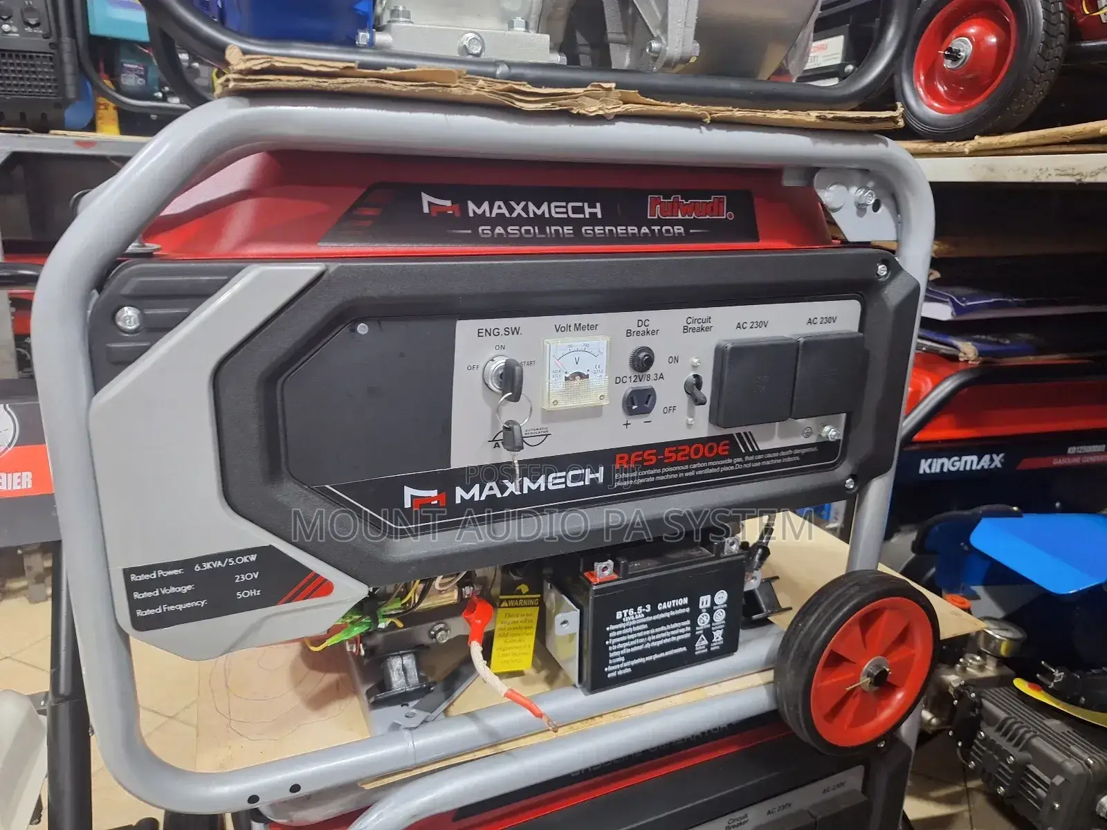 Maxmech Gasoline Generator
