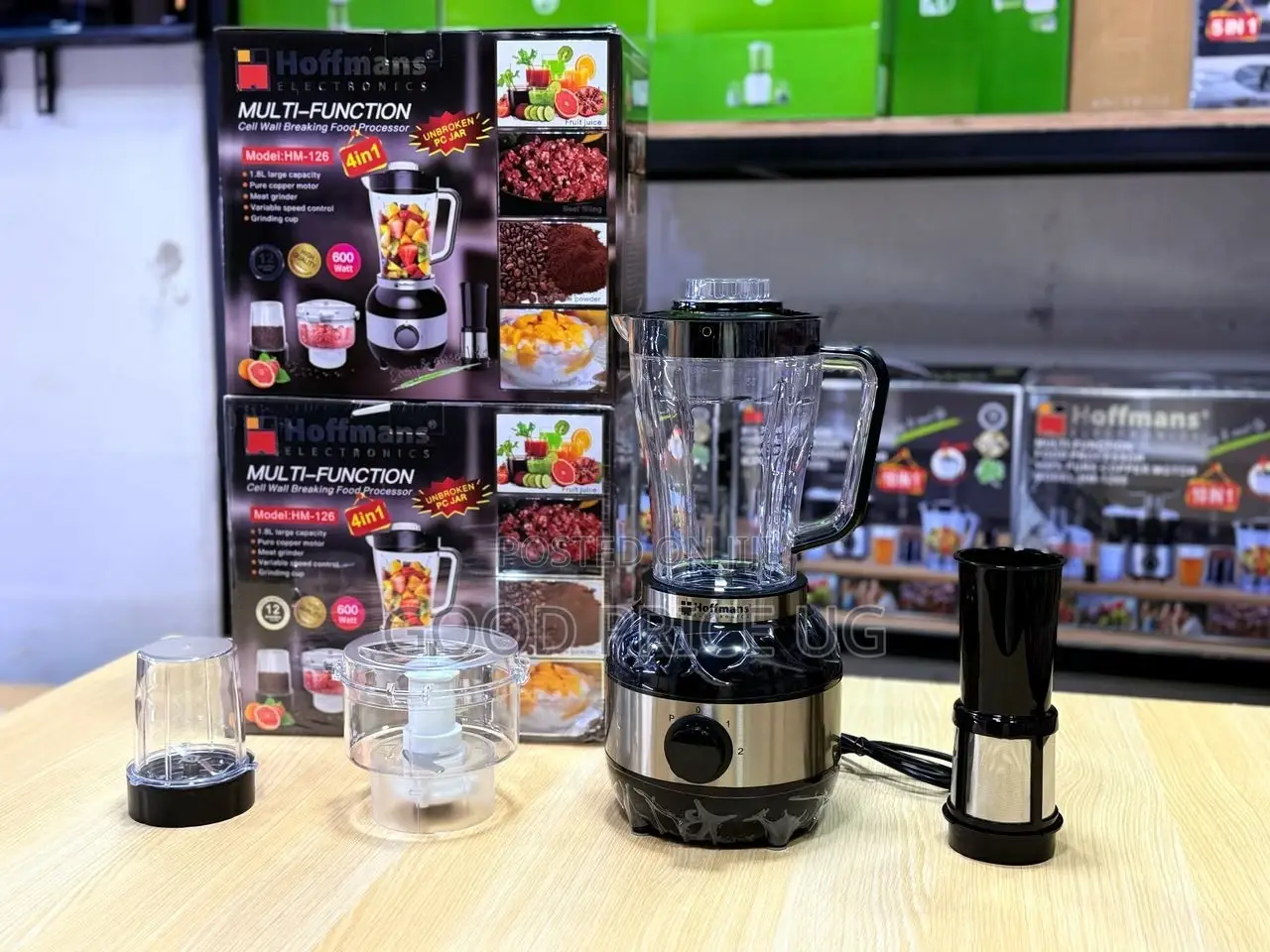 Hoffman 4 in 1 Food Processor