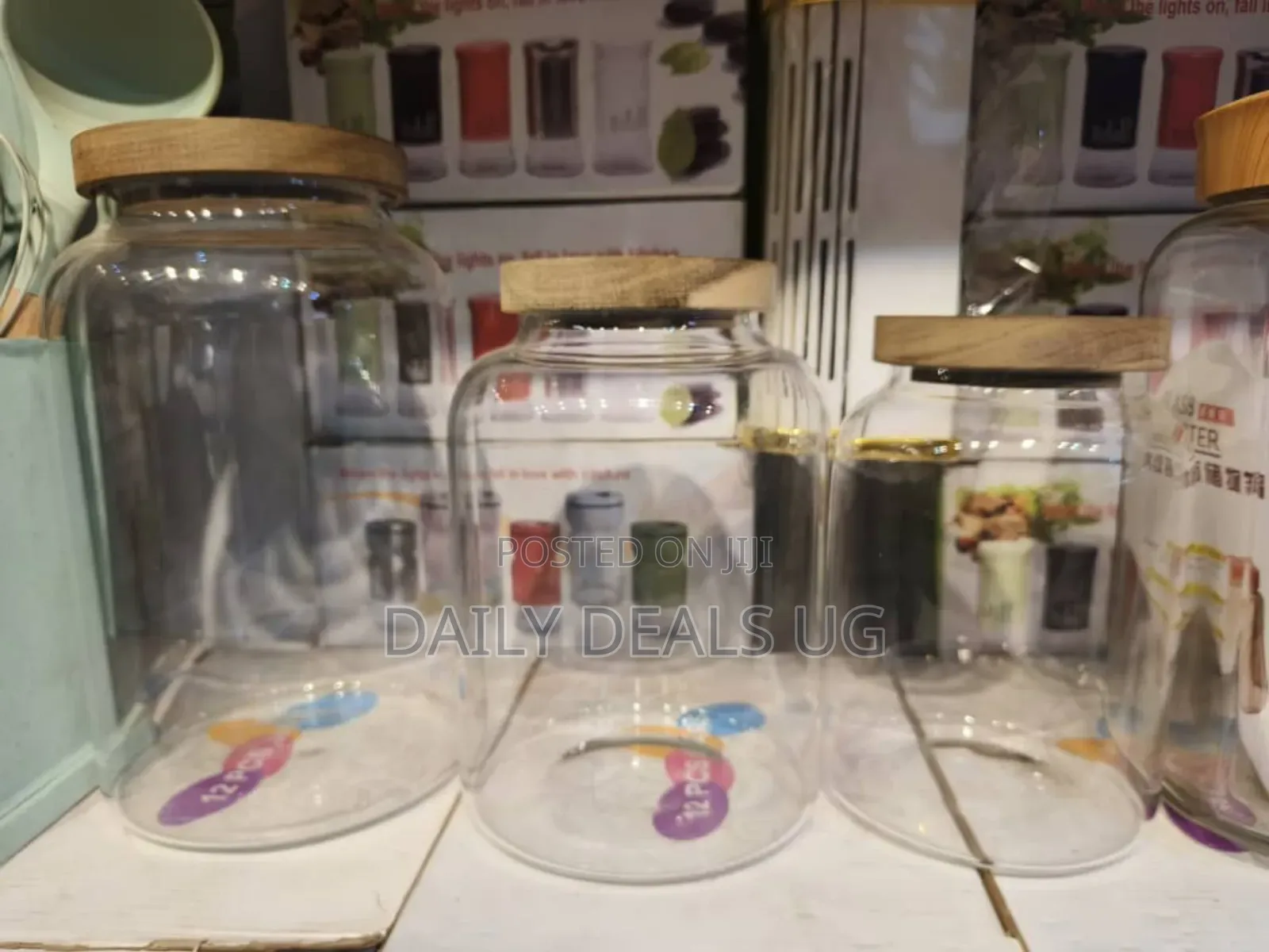 Glass Storage Bars
