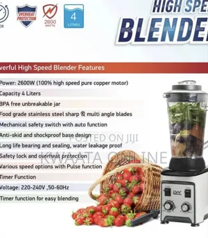 4l-Digiwave Dwbl1113t, 2600w Commercial Blender With Timer Function
