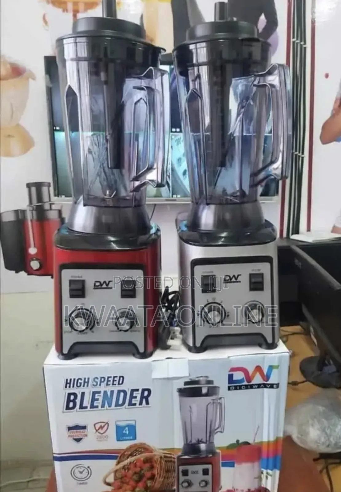 4l-Digiwave Dwbl1113t, 2600w Commercial Blender With Timer Function
