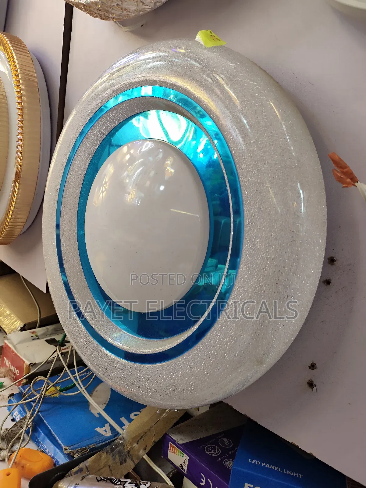 Elite Blue and White Ceiling Light