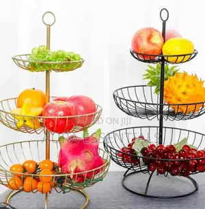 Countertop Fruit Basket, Fruit, Bread and Vegetable Organizer
