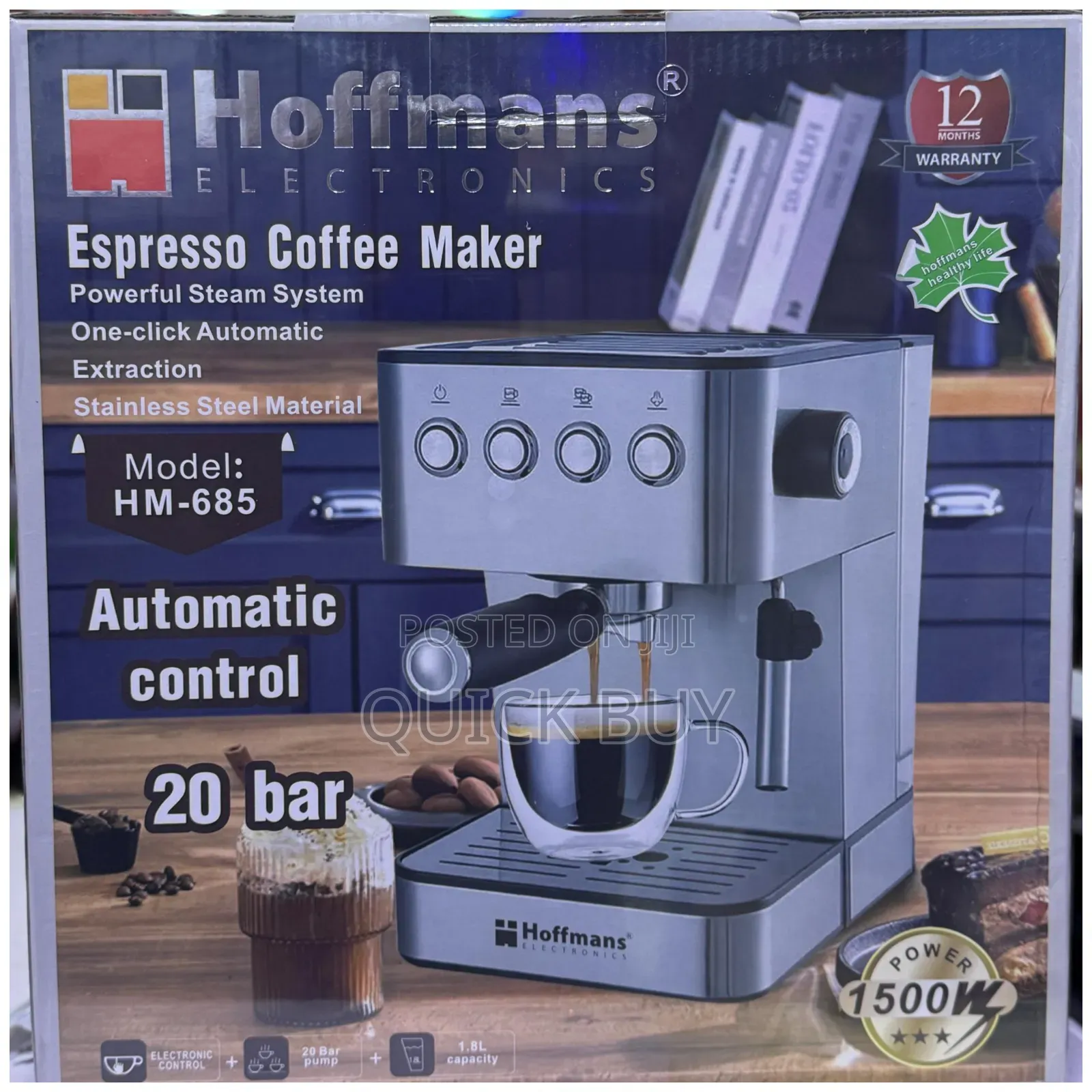 Hm-685 Espresso Coffee Maker.