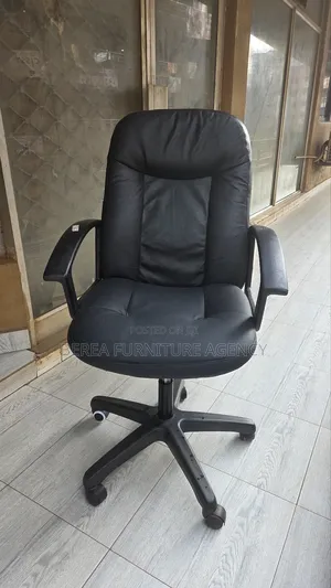 Pure Leather Short Back Mh Chair
