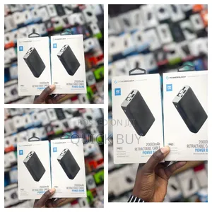 Powerology 20,000mah Rectractable Cable