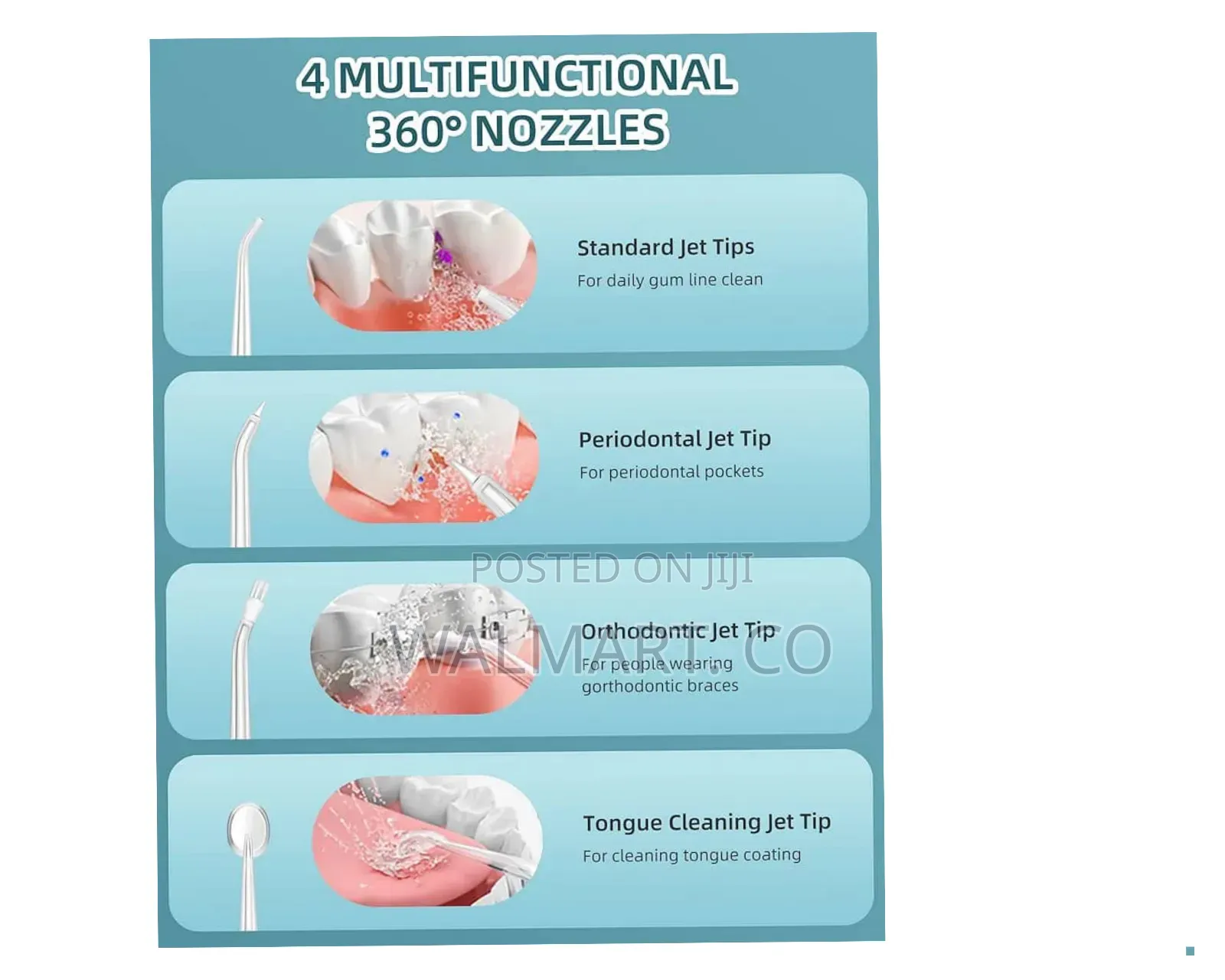 Cordless Water Dental Flosser Oral Irrigator