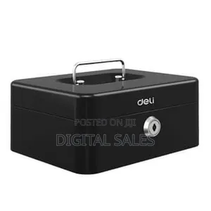 Metallic Storage Cash Box