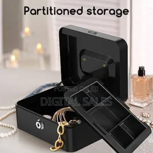 Metallic Storage Cash Box