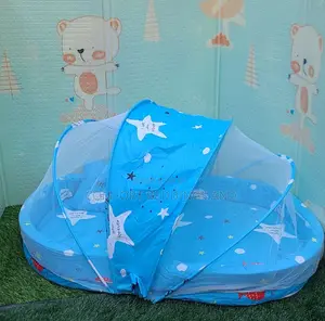 Baby Frame Mosquito Net Blue