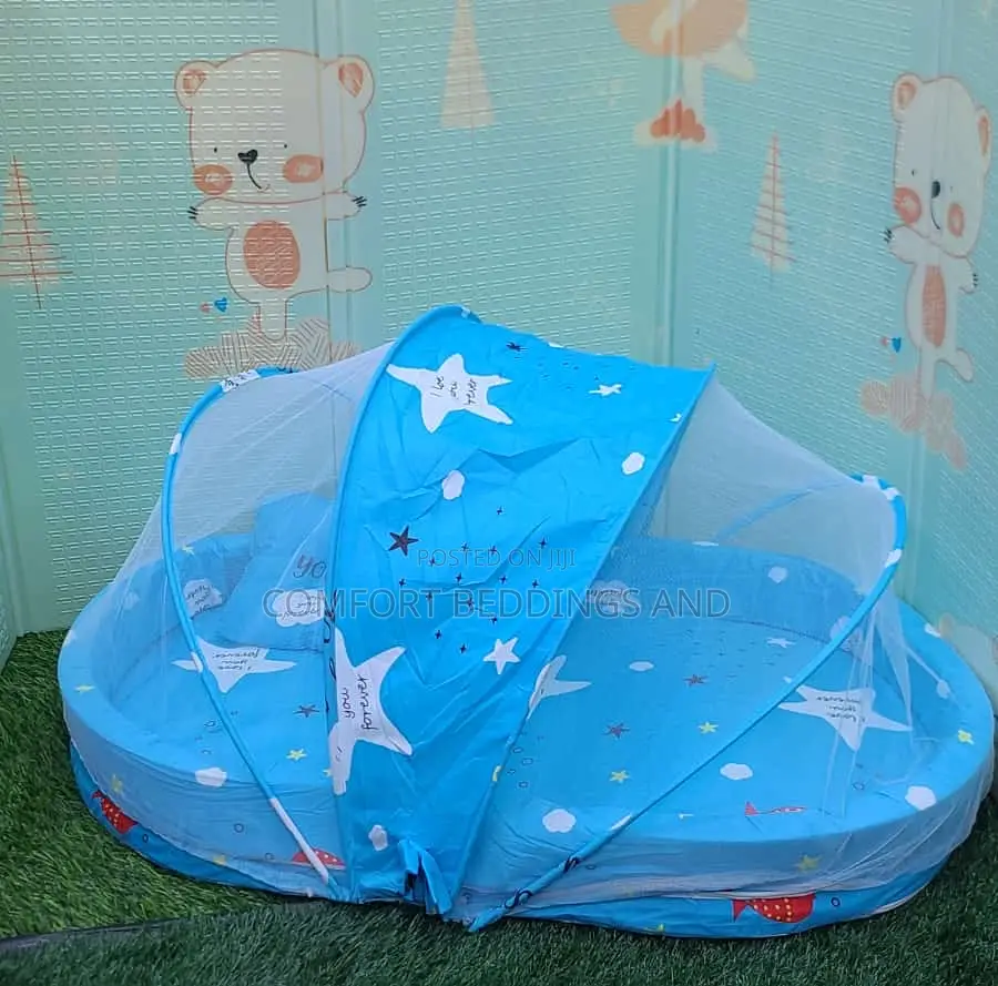 Baby Frame Mosquito Net Blue