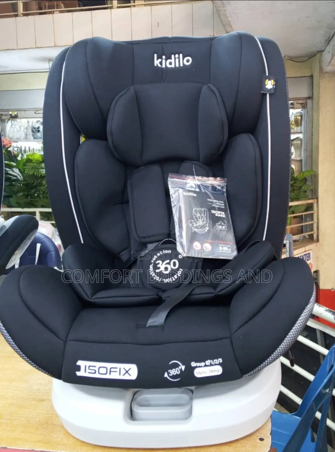 360 Baby Car Seat Black