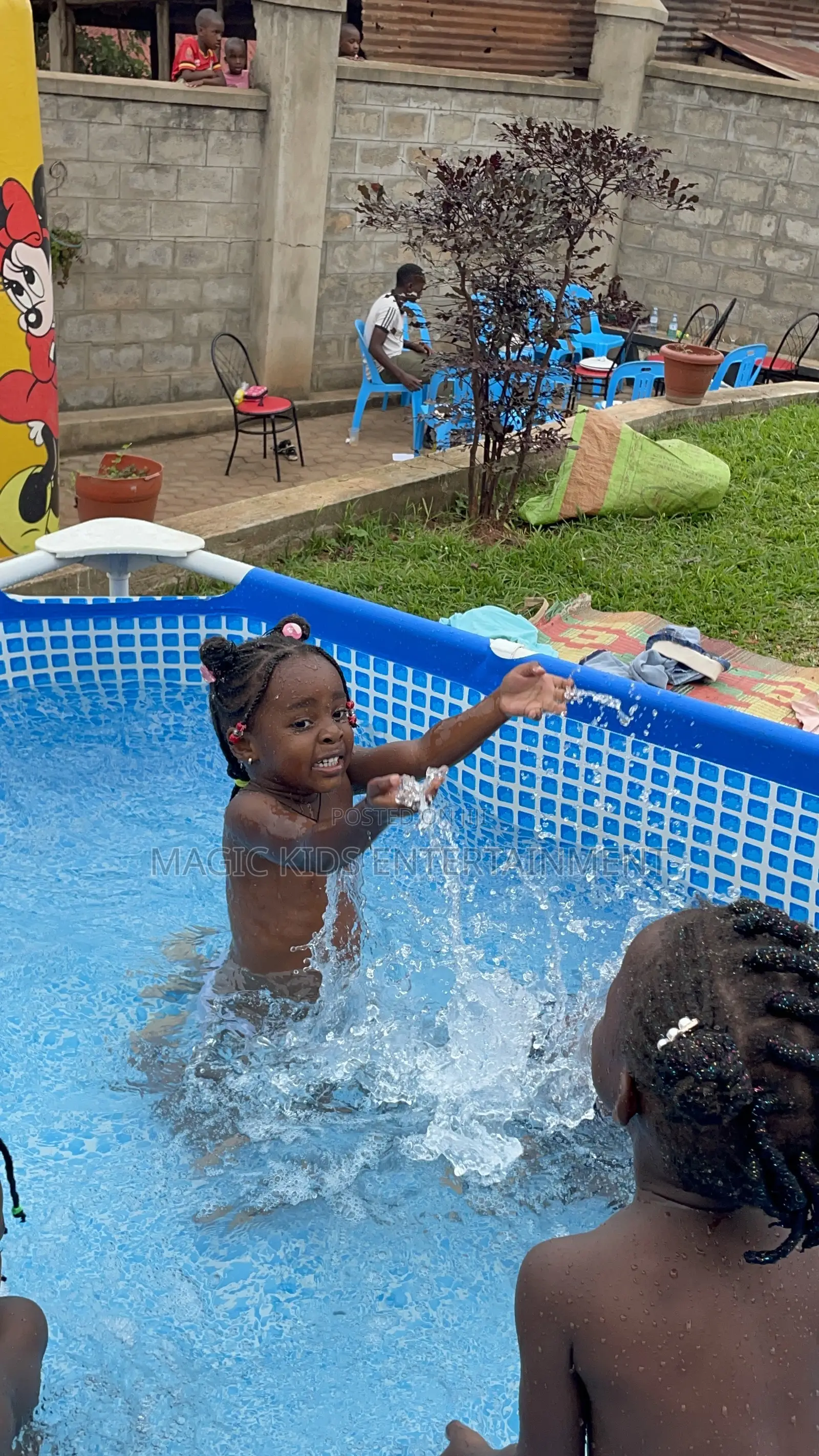 New Bouncing Castle, Face Painting, Clown and Swimming Pool