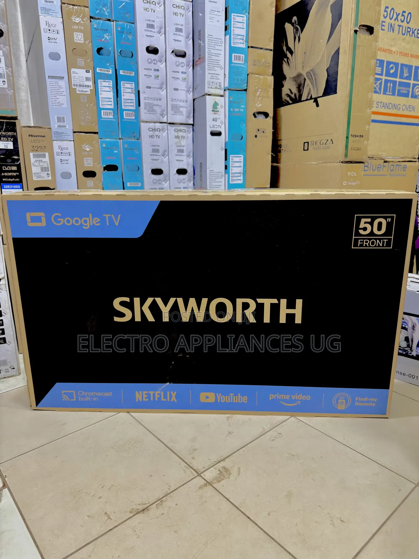 Skyworth 50” Uhd Smart With Google T.V