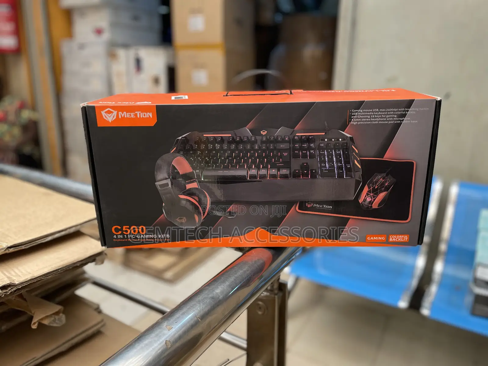 C500 Gaming Kit( Keyboard, Mouse, Mouse Mat ,Headphone Set