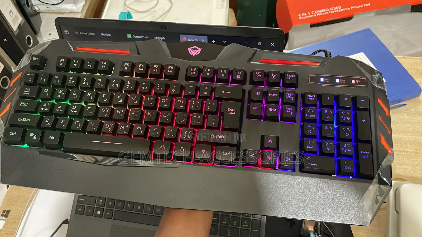 C500 Gaming Kit( Keyboard, Mouse, Mouse Mat ,Headphone Set