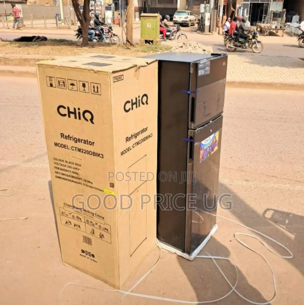 220 Double Door Chiq Fridge