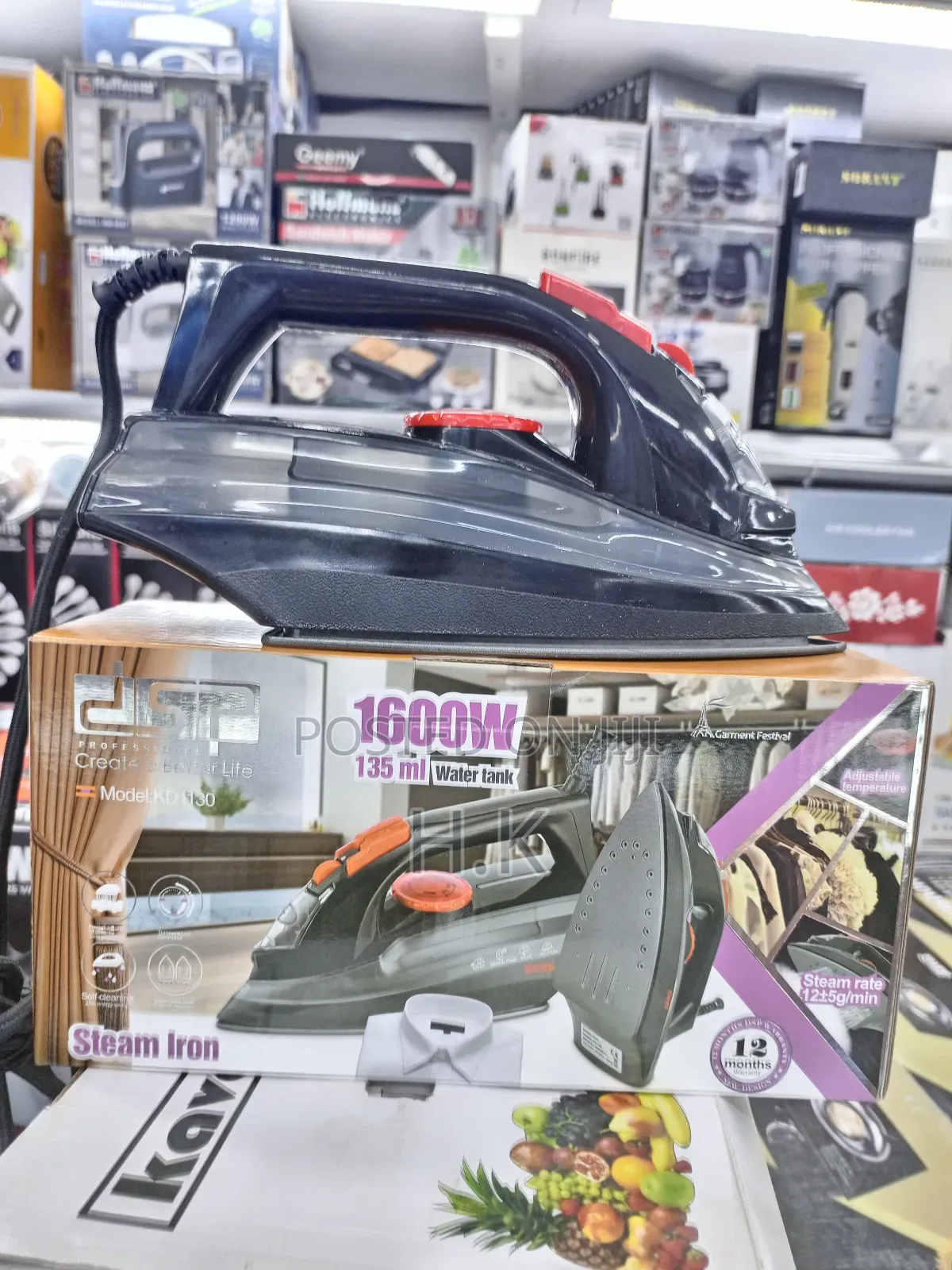 DSP Kd1130 Steam Iron.