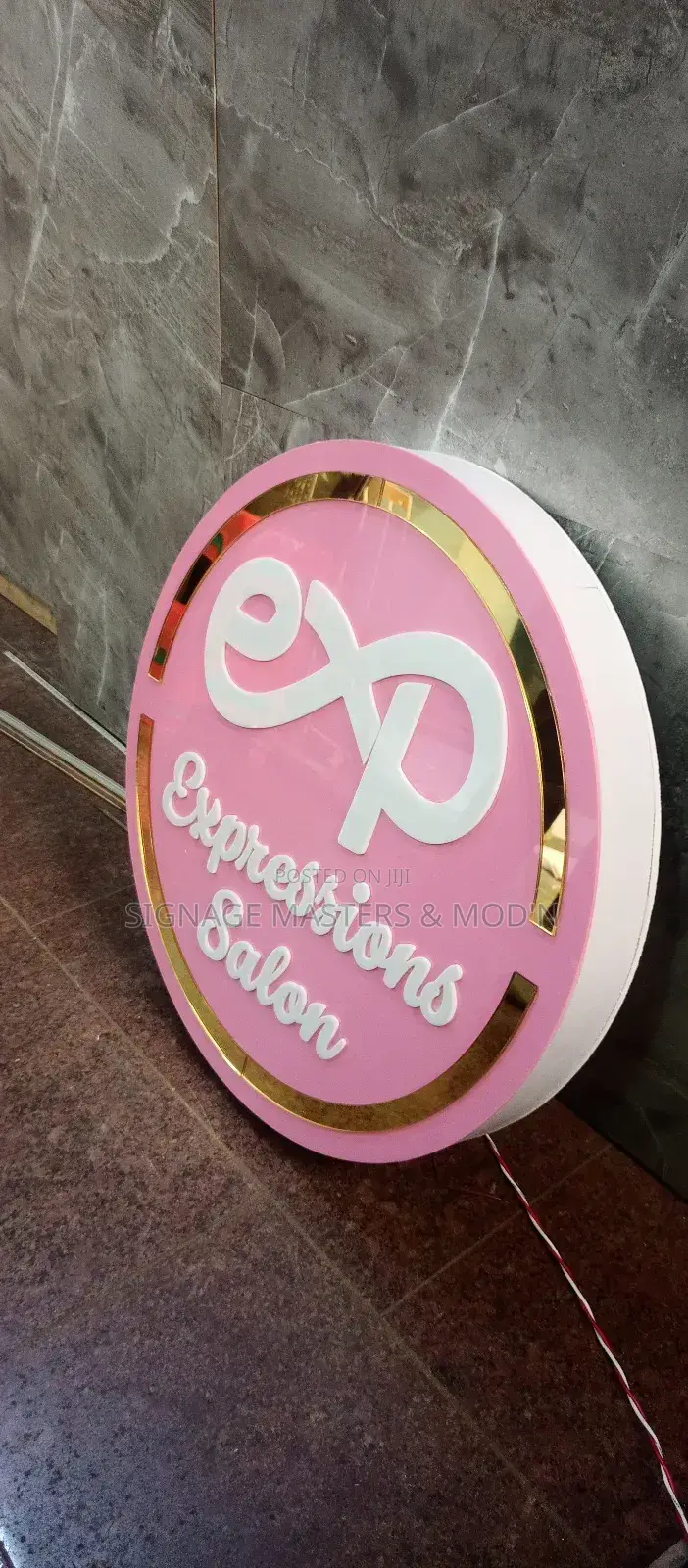 Baby Pink 2d Lightbox Indoor