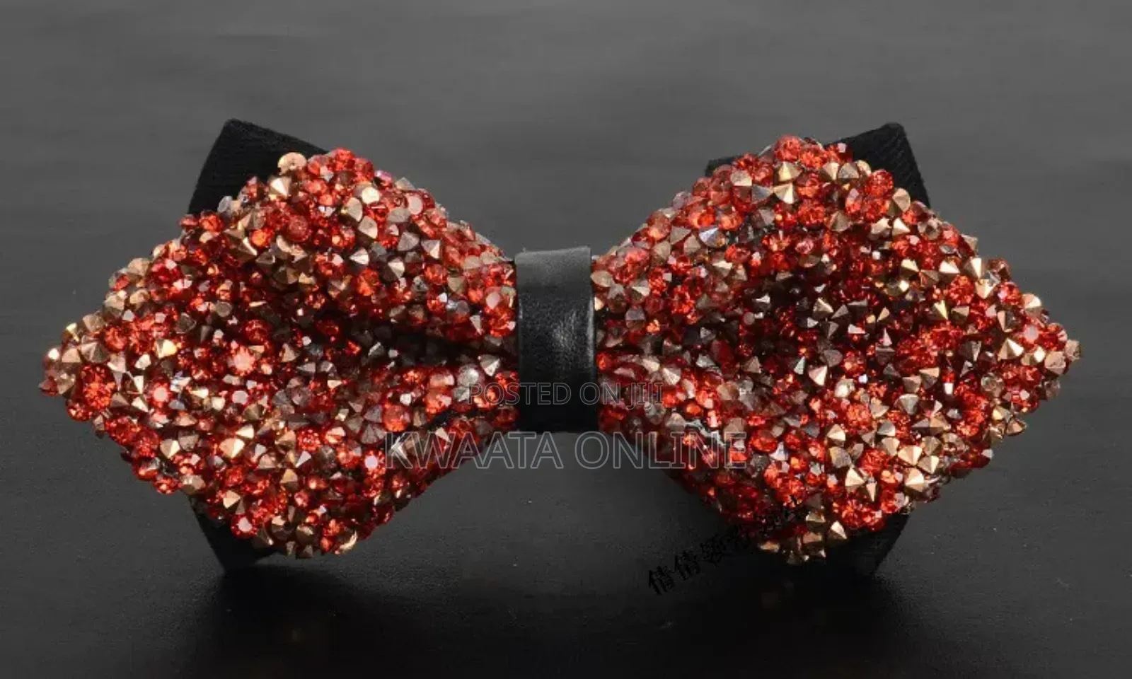 Men's Pre-Tied Diamond Bow Tie Formal Suit Tuxedo Gift