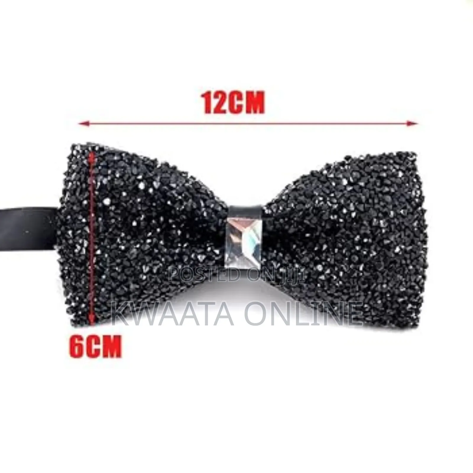 Men's Pre-Tied Diamond Bow Tie Formal Suit Tuxedo Gift