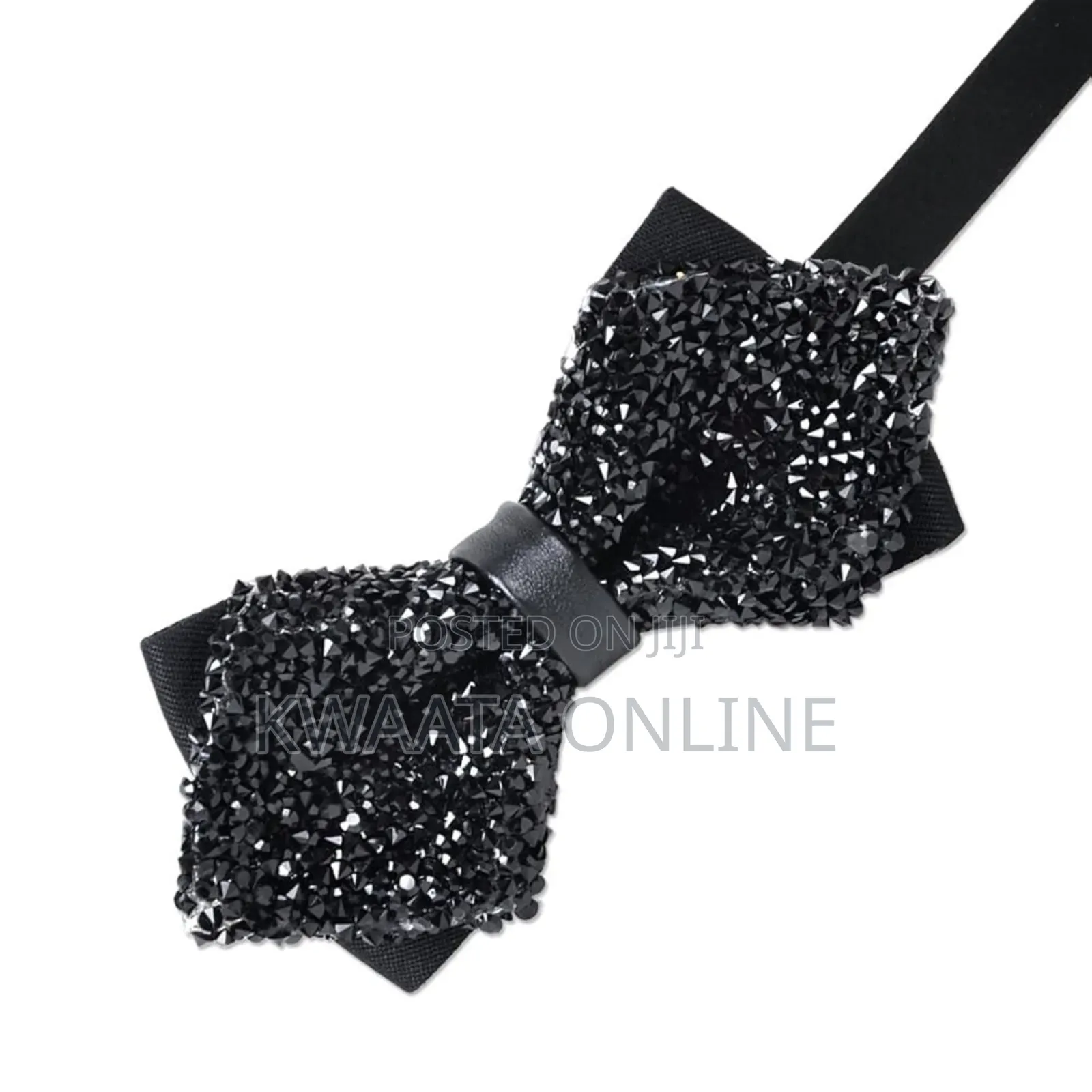 Men's Pre-Tied Diamond Bow Tie Formal Suit Tuxedo Gift
