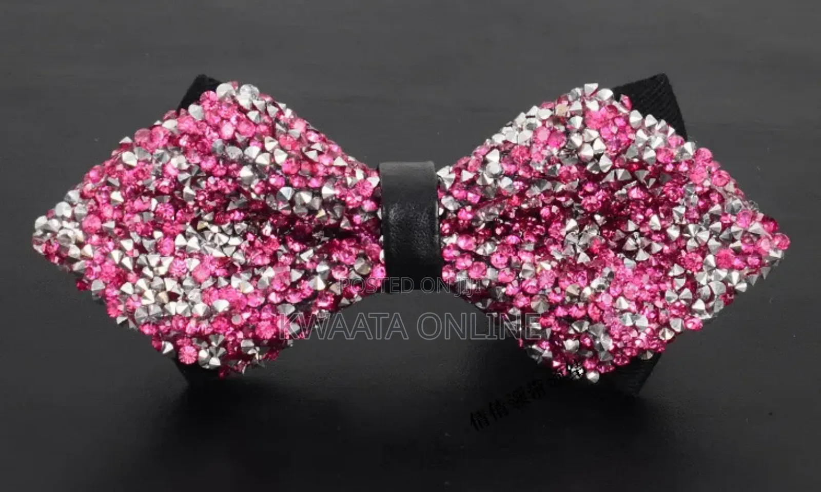 Men's Pre-Tied Diamond Bow Tie Formal Suit Tuxedo Gift