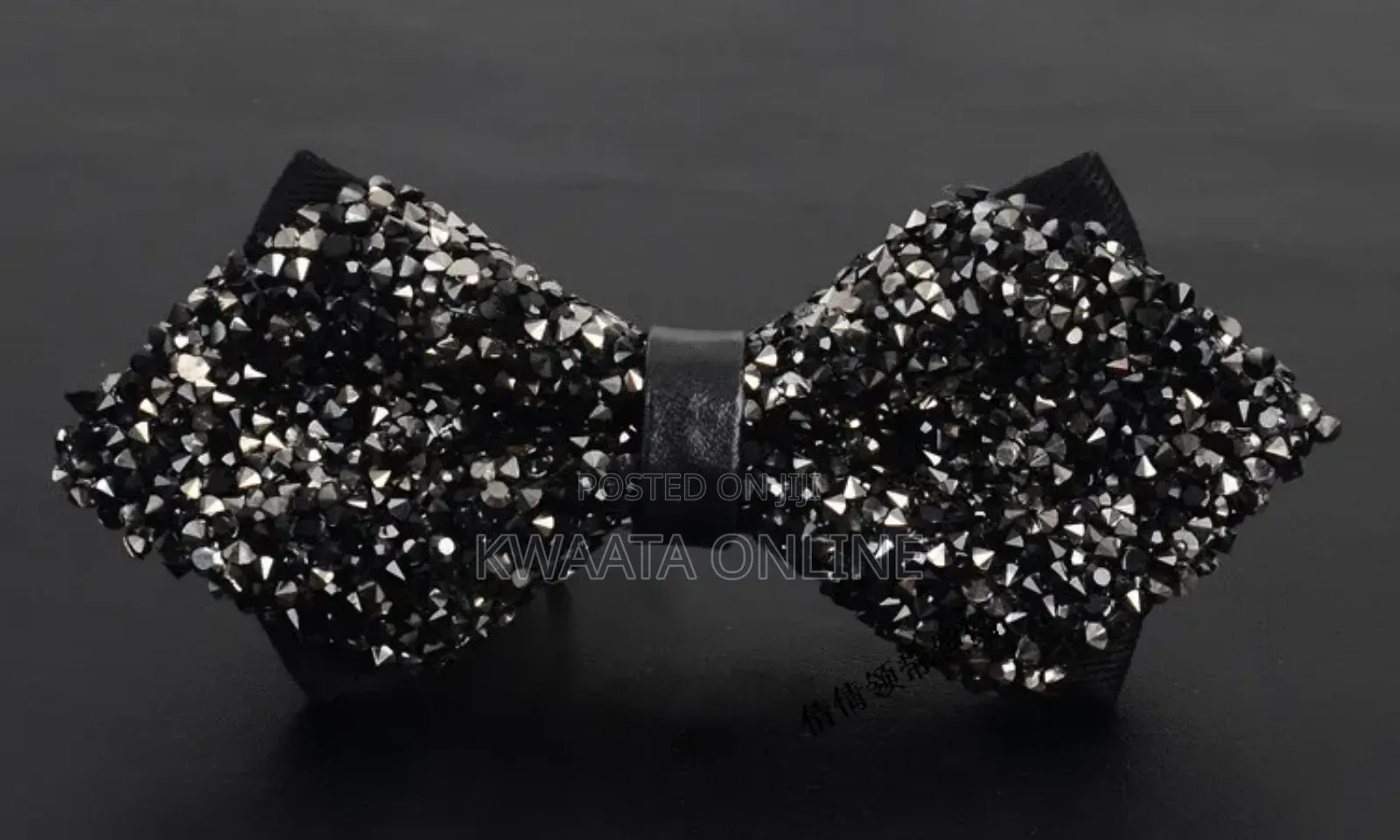 Men's Pre-Tied Diamond Bow Tie Formal Suit Tuxedo Gift