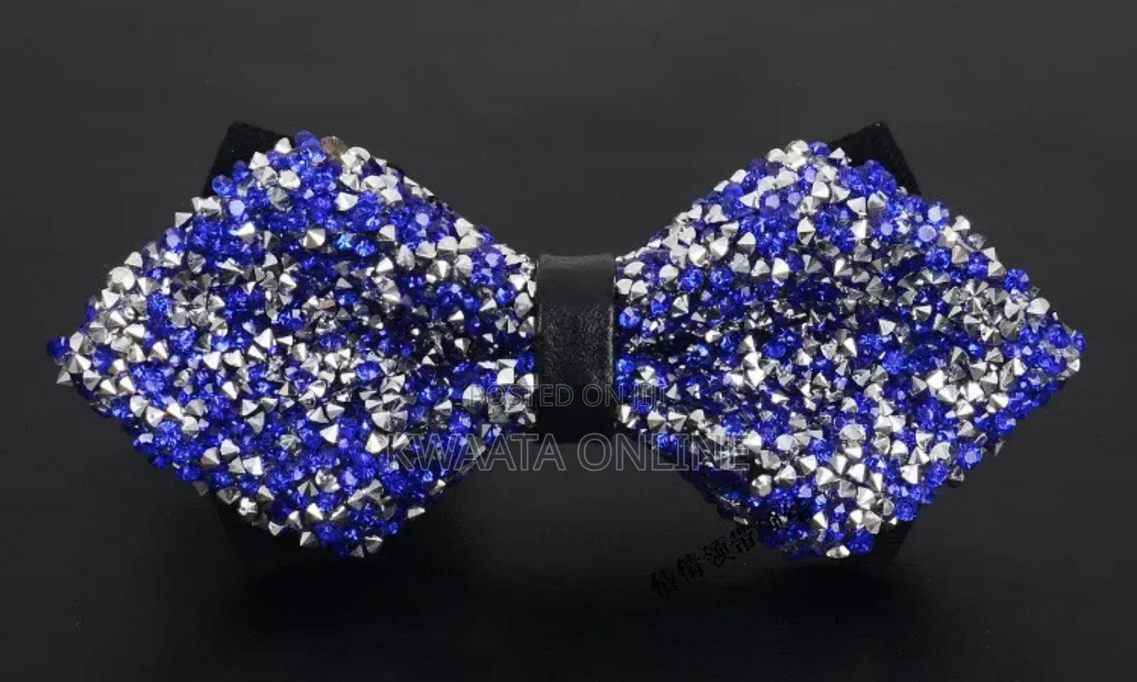 Men's Pre-Tied Diamond Bow Tie Formal Suit Tuxedo Gift