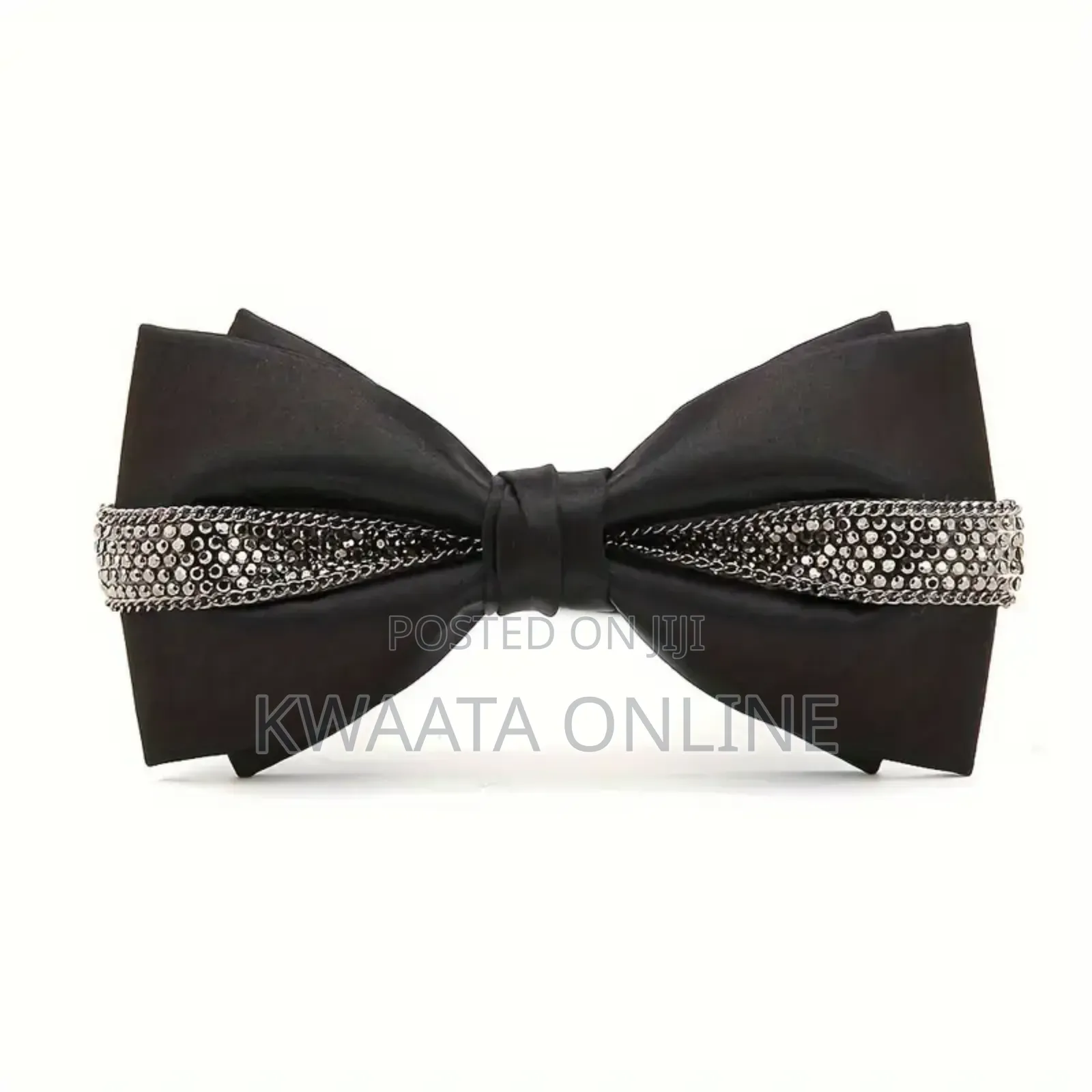 Pre-Tied Bowtie With Rhinestones