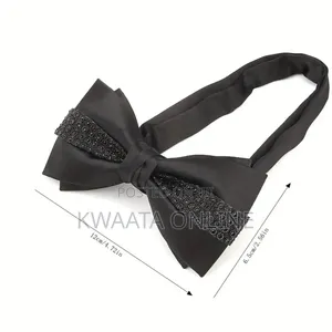 Pre-Tied Bowtie With Rhinestones