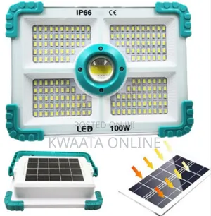 Powerful Solar Lamp Reflector With Separate 1100 Lumen 300w Panel