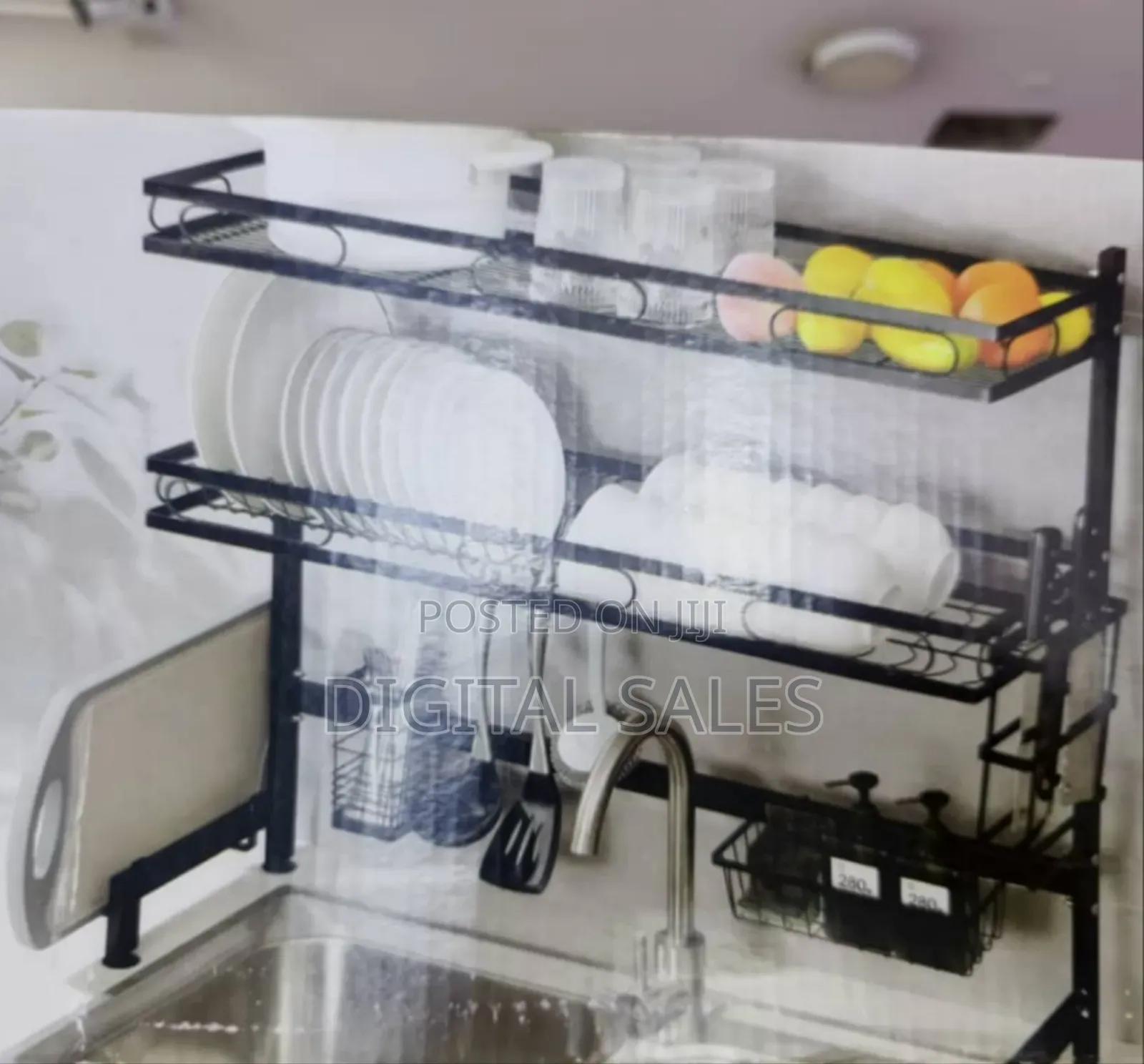 Over the Sink Storage Dis Rack