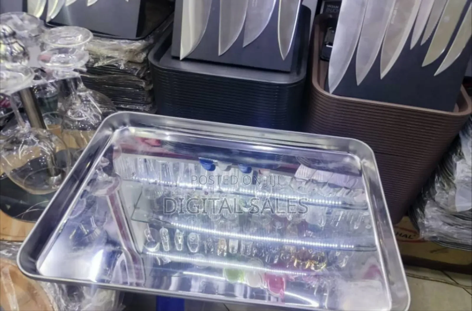 Sliver Stainless Steel Tray