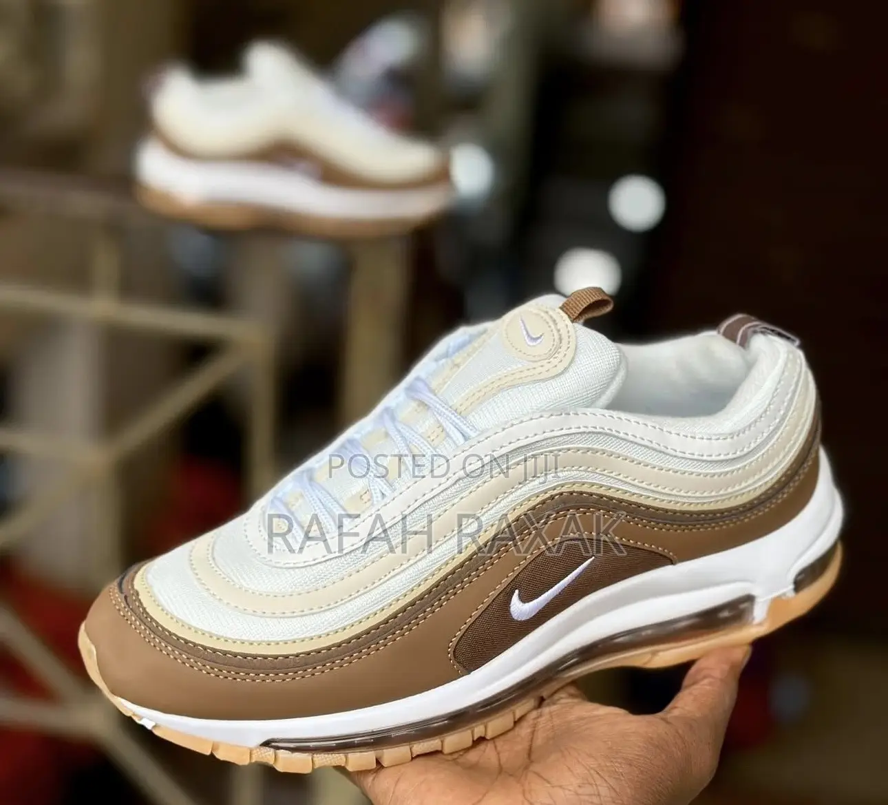 New Classic Nike Air Max 97 Muslin Pink Foam Sneakers