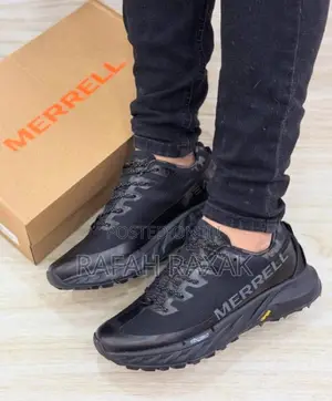 Original Men’S Black Merrell Agility Peak 5 Gore-tex Trainer Sneakers