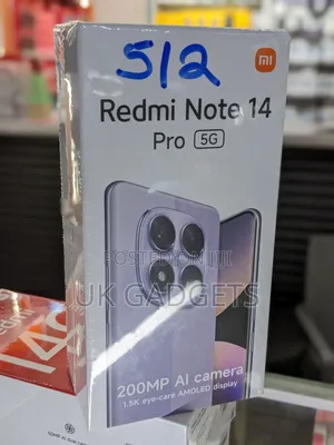 New Xiaomi Redmi Note 14 Pro+ 5G 512 GB Black