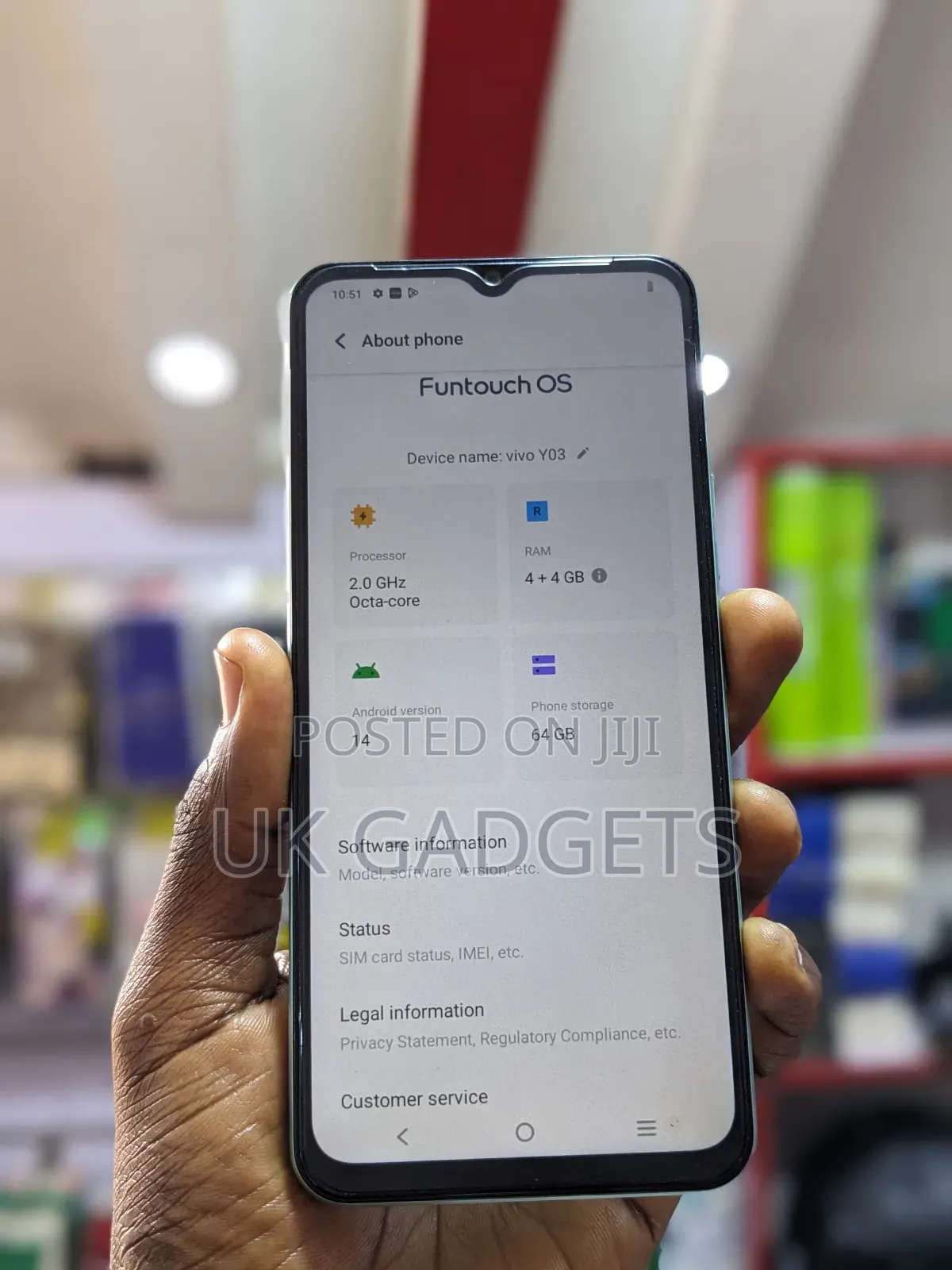 Vivo Y03 64 GB Green