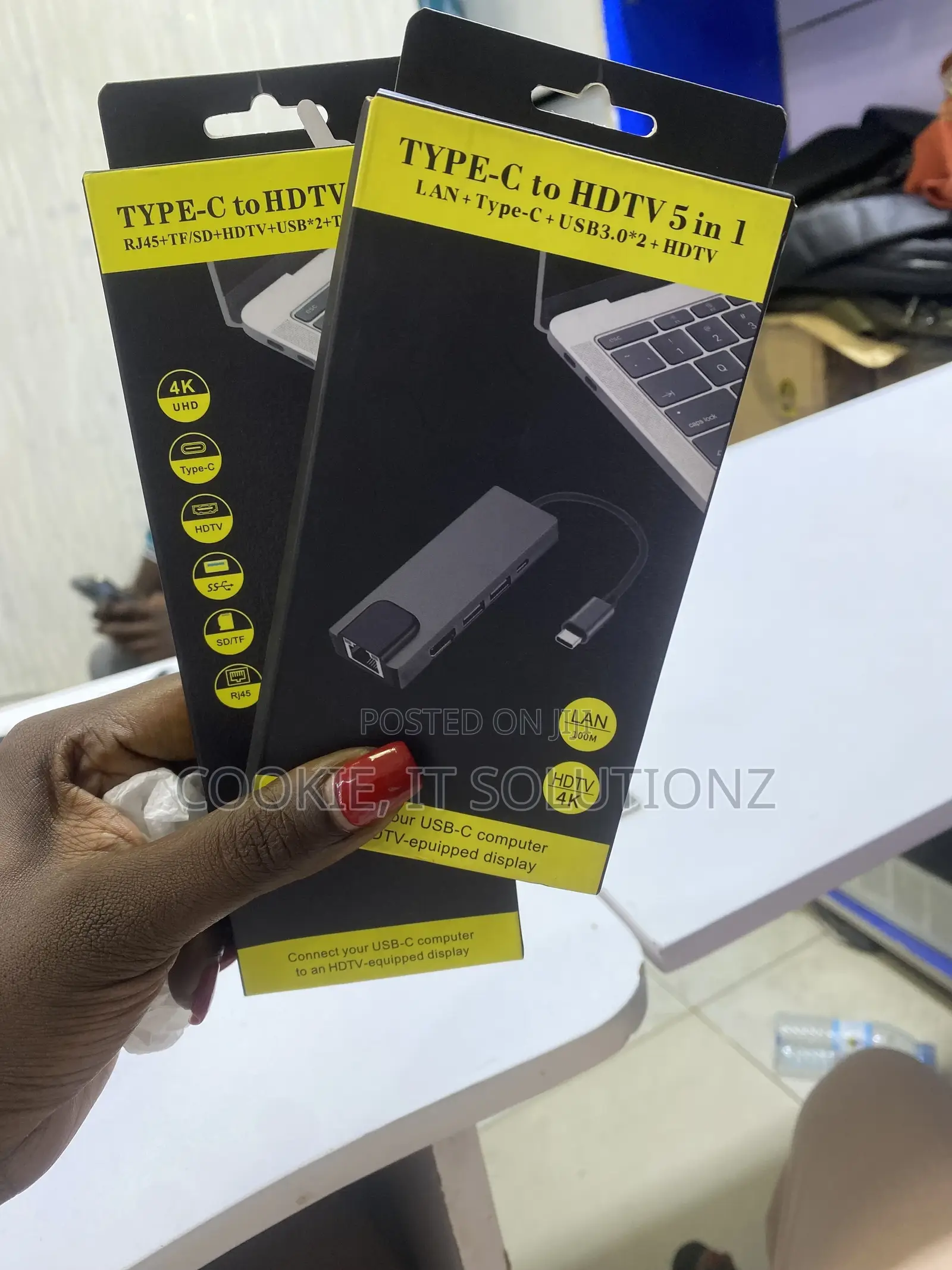 Typec to HDTV 5in1 Usb Hub