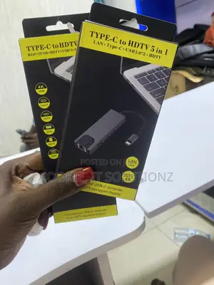 Typec to HDTV 5in1 Usb Hub